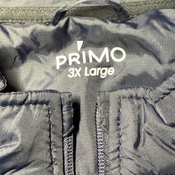 Primo men’s navy puffer vest with zipped pockets, Sz 3X - Picture 6 of 10